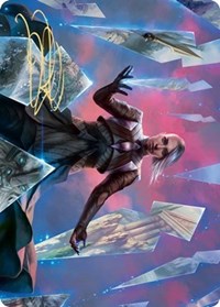 Behold the Multiverse Art Card (Gold-Stamped Signature) [Kaldheim Art Series] | Good Games Morley