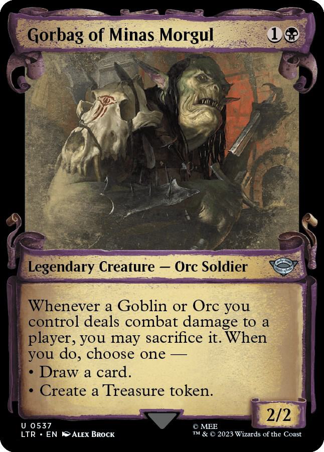 Gorbag of Minas Morgul 537 (Universes Beyond: The Lord of the Rings: Tales of Middle-earth)  - Showcase Scroll Foil | Good Games Morley