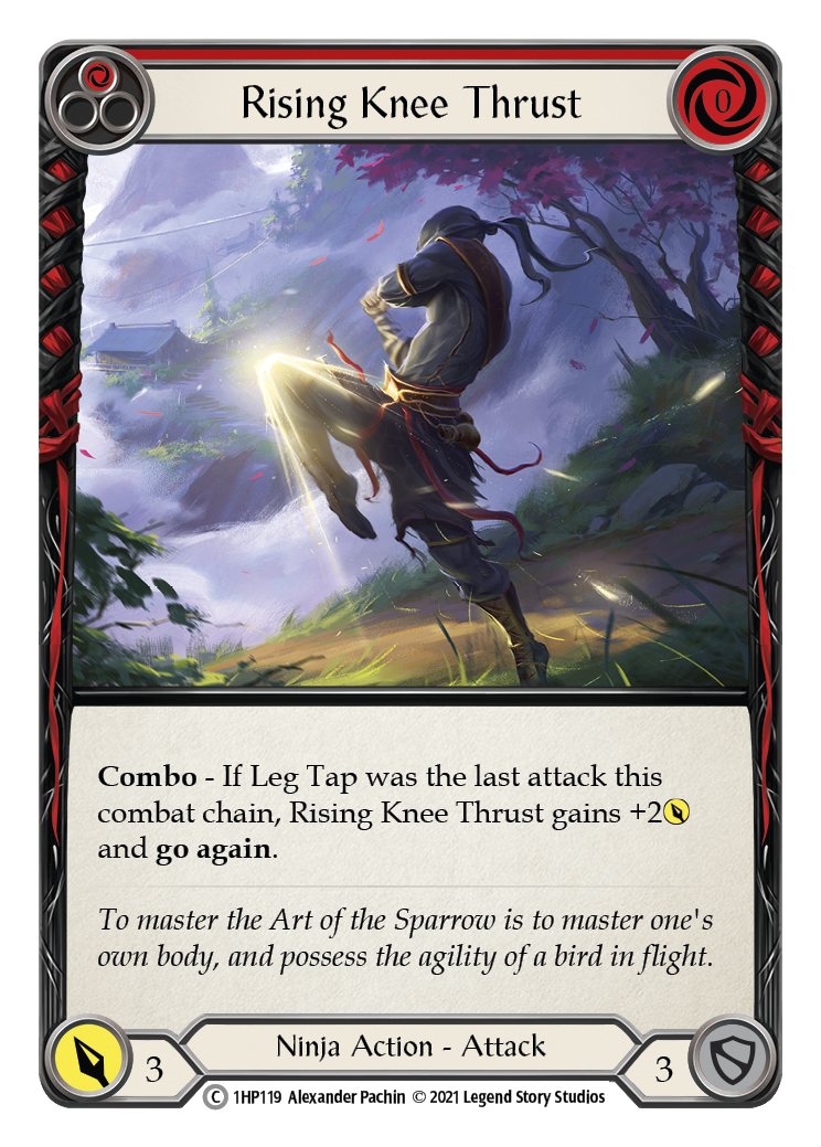 Rising Knee Thrust (Red) [1HP119] (History Pack 1) | Good Games Morley