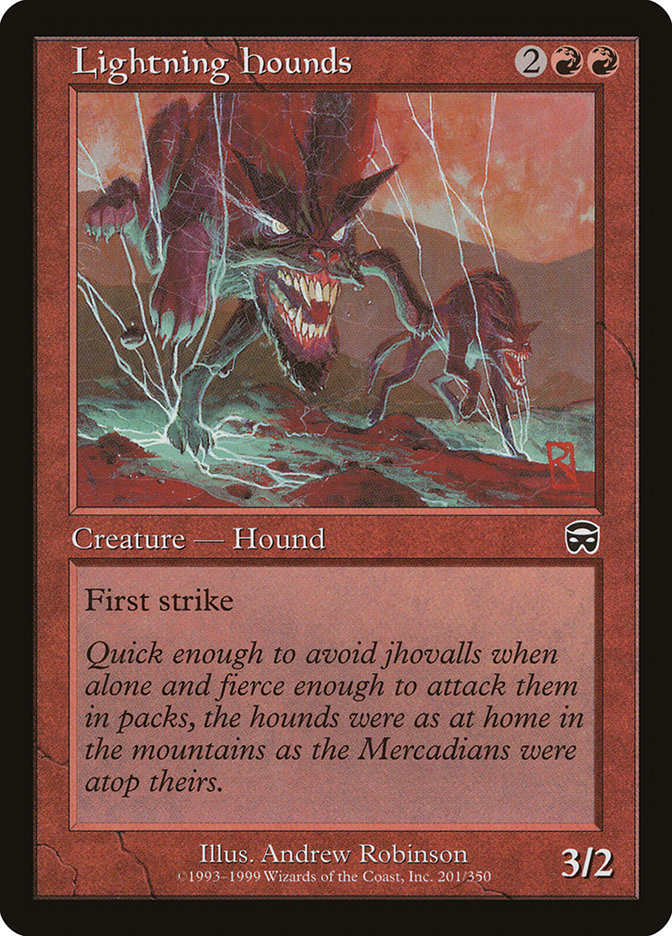 Lightning Hounds 201/350 (Mercadian Masques)  - Foil | Good Games Morley