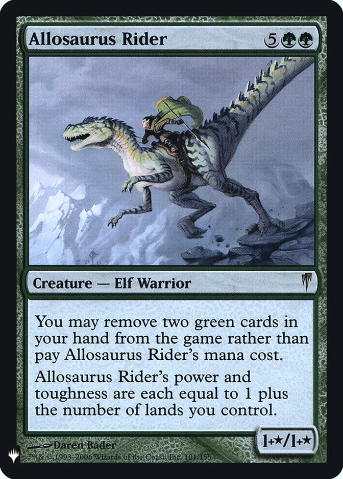 Allosaurus Rider [Mystery Booster] | Good Games Morley