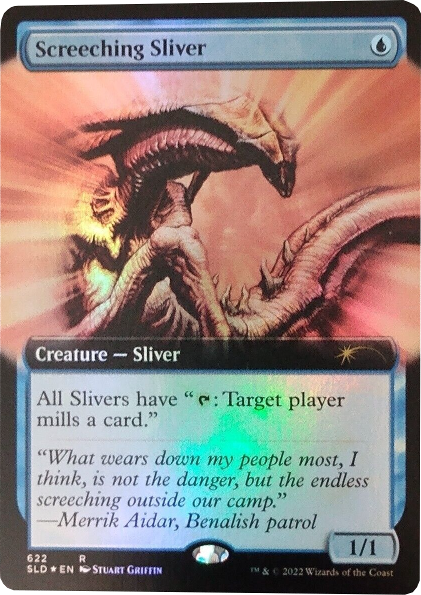 Screeching Sliver (Extended Art) [Secret Lair Drop Promos] | Good Games Morley