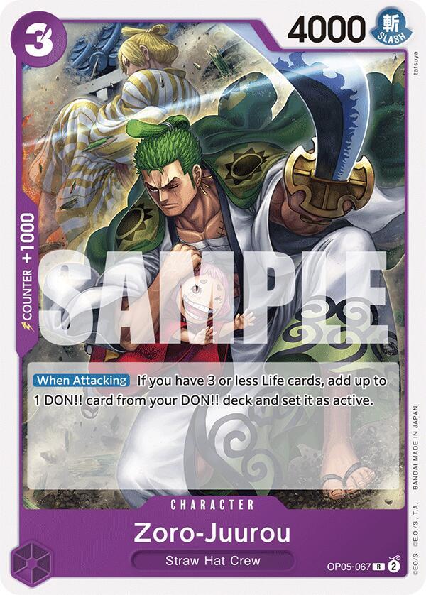 Zoro-Juurou OP05-067 (Starter Deck 18: PURPLE Monkey.D.Luffy)  | Good Games Morley