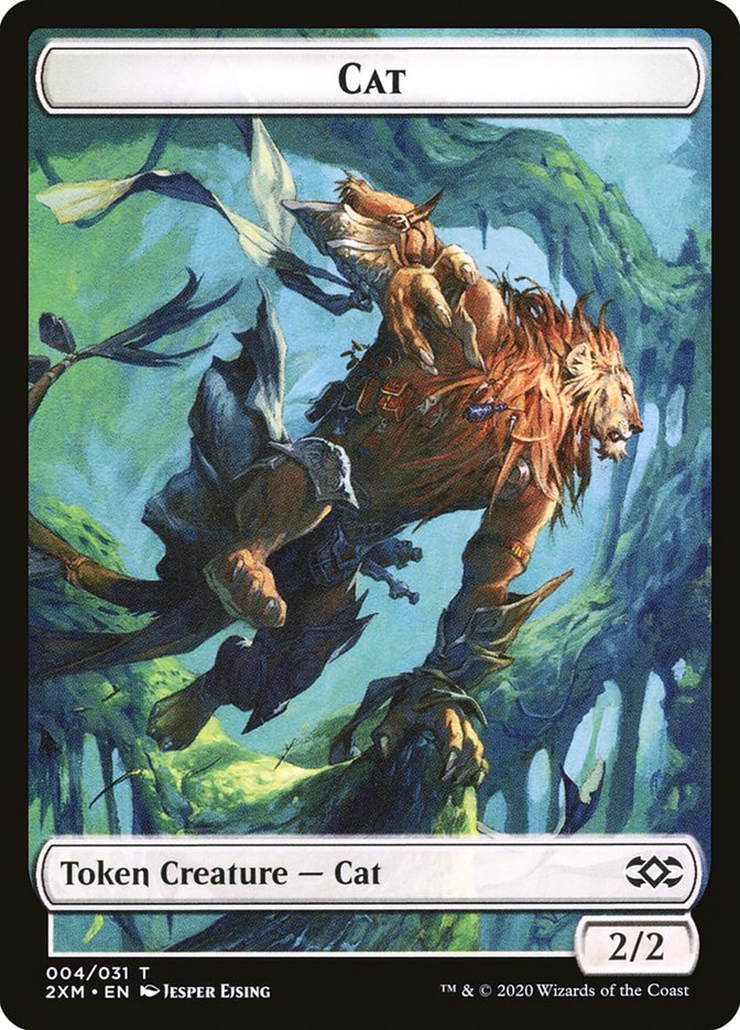 Cat Token [Double Masters Tokens] | Good Games Morley