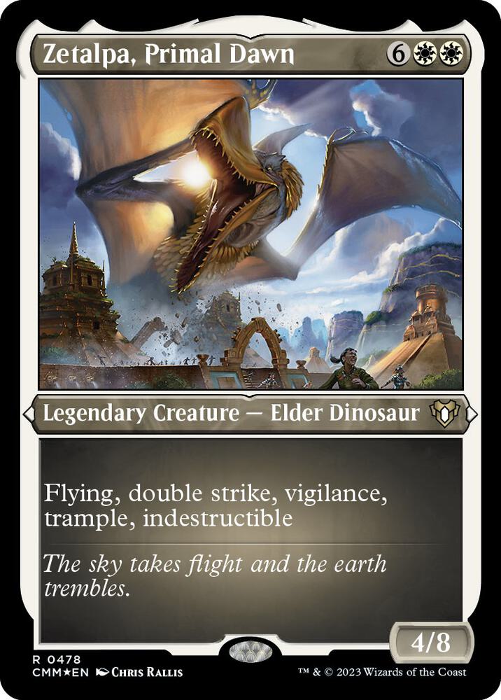 Zetalpa, Primal Dawn 478/451 (Commander Masters)  - Etched Foil | Good Games Morley