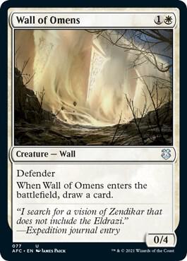 Wall of Omens 77 (Commander: Adventures in the Forgotten Realms)  | Good Games Morley