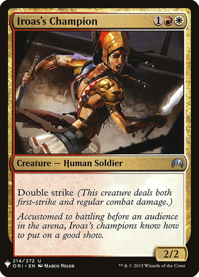 Iroas's Champion [Mystery Booster] | Good Games Morley