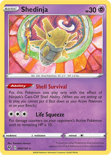 Shedinja 066/185 (SWSH04: Vivid Voltage)  | Good Games Morley