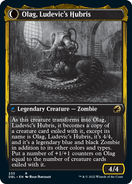 Ludevic, Necrogenius // Olag, Ludevic's Hubris [Innistrad: Double Feature] | Good Games Morley