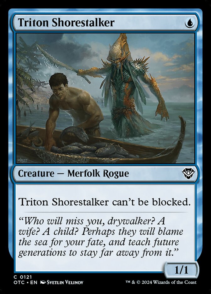 Triton Shorestalker 121/342 (Commander: Outlaws of Thunder Junction)  | Good Games Morley