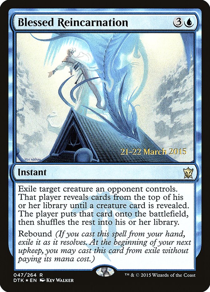 Blessed Reincarnation [Dragons of Tarkir Prerelease Promos] | Good Games Morley