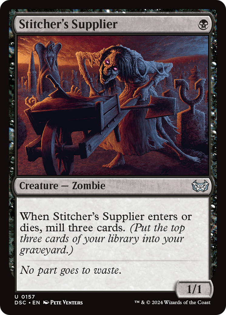 Stitcher's Supplier [Duskmourn: House of Horror Commander] | Good Games Morley