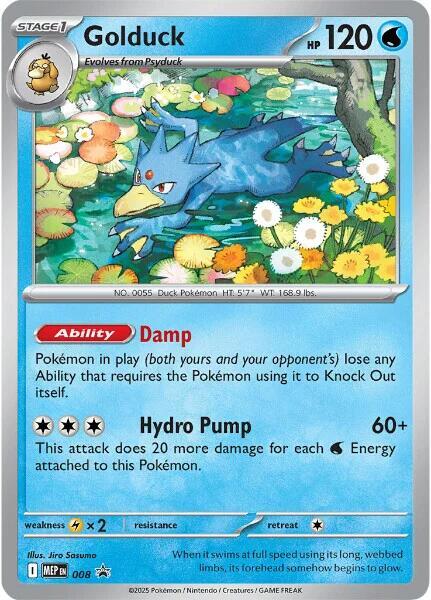 Golduck 008 (ME: Mega Evolution Promo)  - Holofoil | Good Games Morley