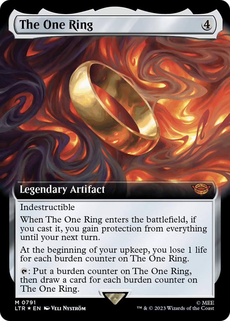 The One Ring (Extended Art) (Surge Foil) [The Lord of the Rings: Tales of Middle-Earth] | Good Games Morley