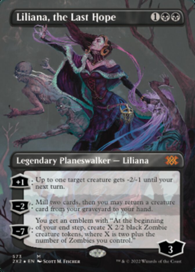 Liliana, the Last Hope (Textured Foil) [Double Masters 2022] | Good Games Morley