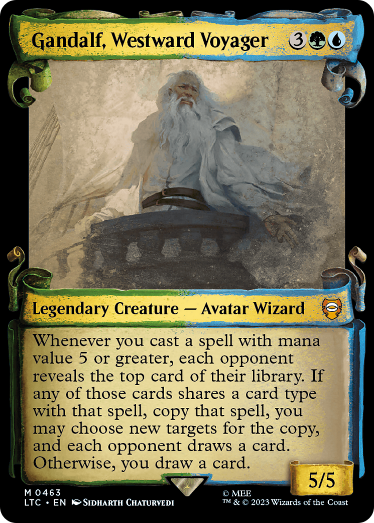Gandalf, Westward Voyager [The Lord of the Rings: Tales of Middle-Earth Commander Showcase Scrolls] | Good Games Morley