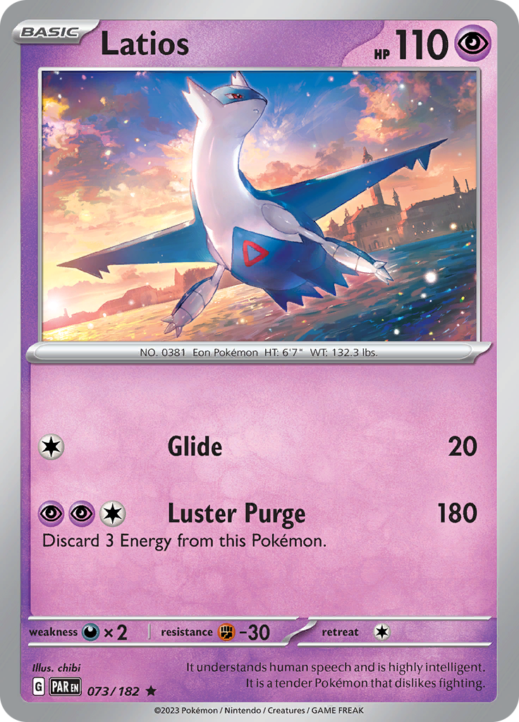 Latios (073/182) [Scarlet & Violet: Paradox Rift] | Good Games Morley