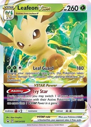 Leafeon VSTAR (SWSH195) [Sword & Shield: Black Star Promos] | Good Games Morley