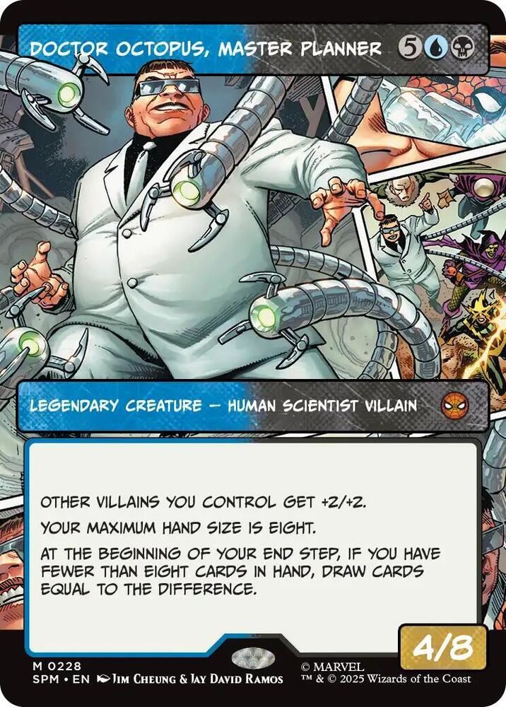 Doctor Octopus, Master Planner 228/198 (Marvel's Spider-Man)  - Showcase Foil | Good Games Morley