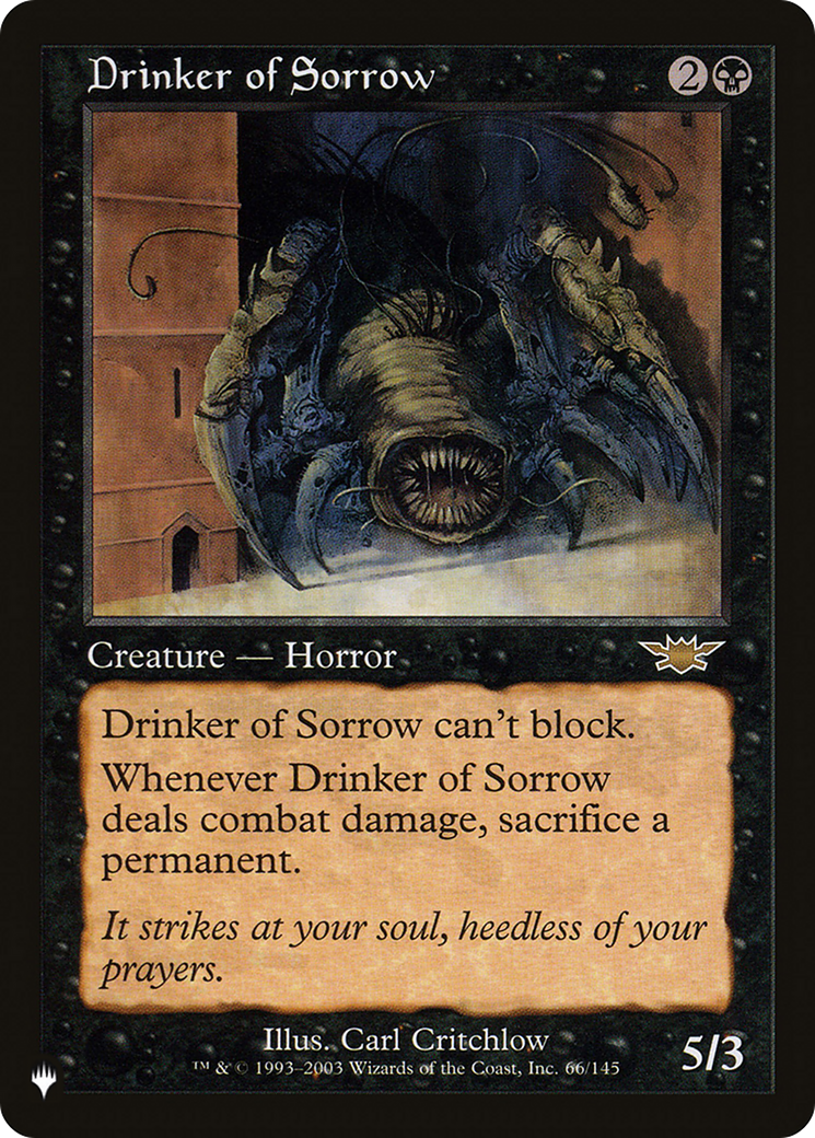 Drinker of Sorrow [The List] | Good Games Morley