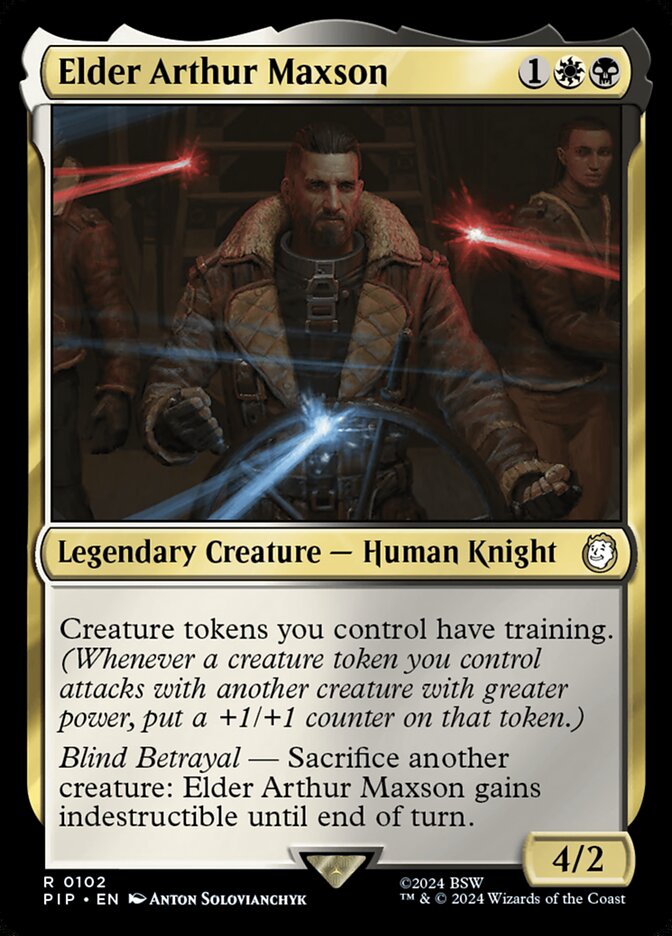 Elder Arthur Maxson 102/326 (Universes Beyond: Fallout)  - Foil | Good Games Morley