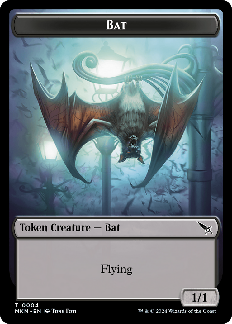 Bat Token [Murders at Karlov Manor Tokens] | Good Games Morley