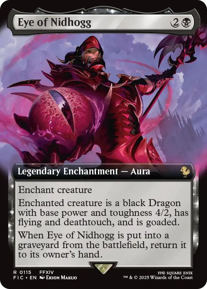 Eye of Nidhogg  115 (Commander: FINAL FANTASY)  - Extended Art | Good Games Morley