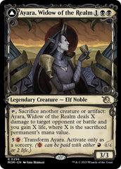 Ayara, Widow of the Realm // Ayara, Furnace Queen (Showcase Planar Booster Fun) [March of the Machine] | Good Games Morley