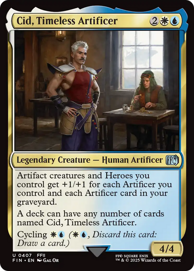 Cid, Timeless Artificer (0407) [FINAL FANTASY] | Good Games Morley