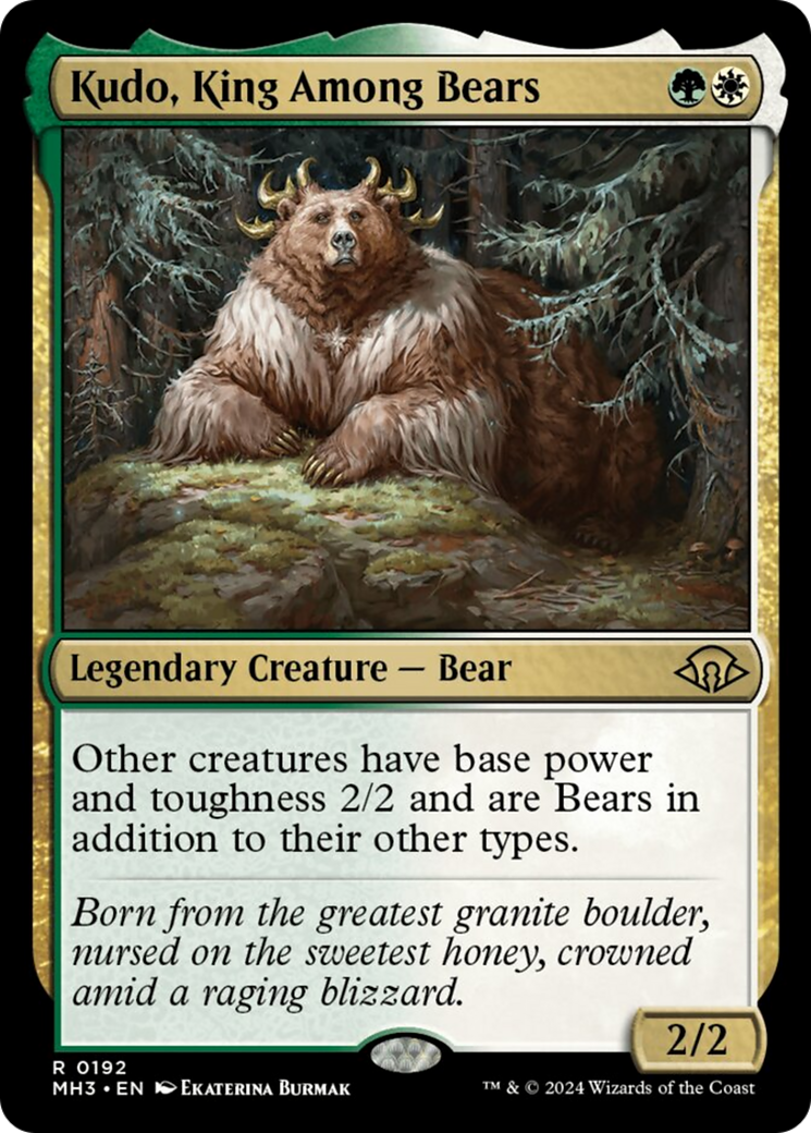 Kudo, King Among Bears [Modern Horizons 3] | Good Games Morley