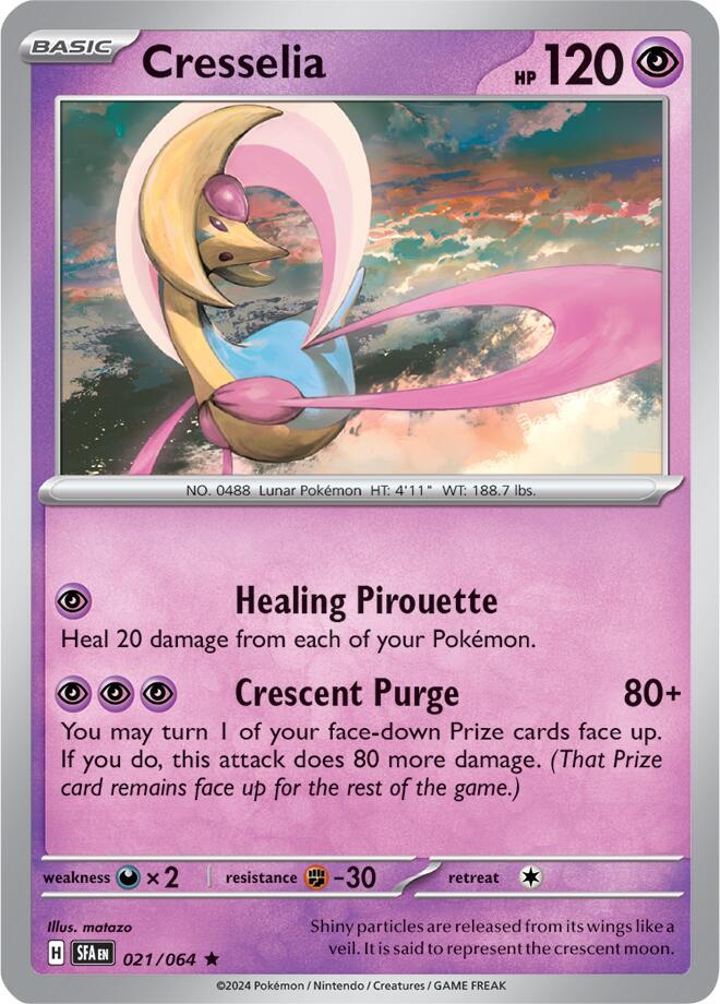 Cresselia 021/064 (SV: Shrouded Fable)  - Holofoil | Good Games Morley