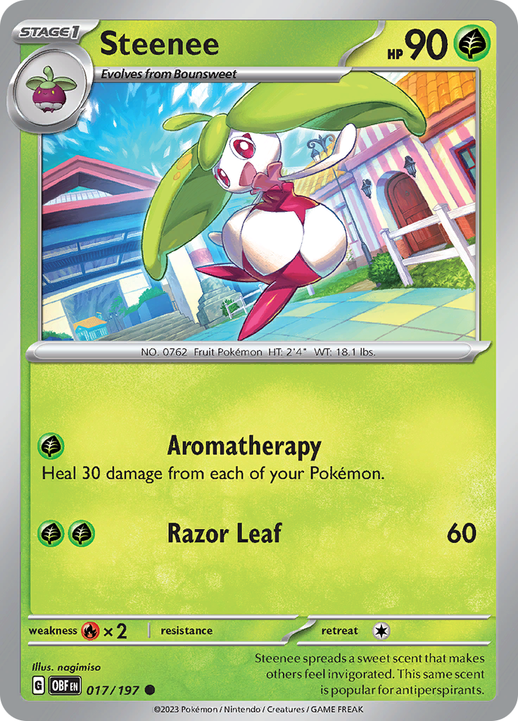 Steenee (017/197) [Scarlet & Violet: Obsidian Flames] | Good Games Morley