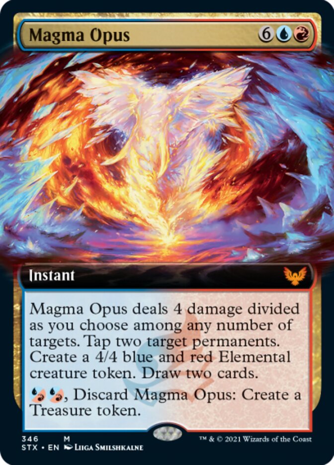 Magma Opus (Extended Art) [Strixhaven: School of Mages] | Good Games Morley