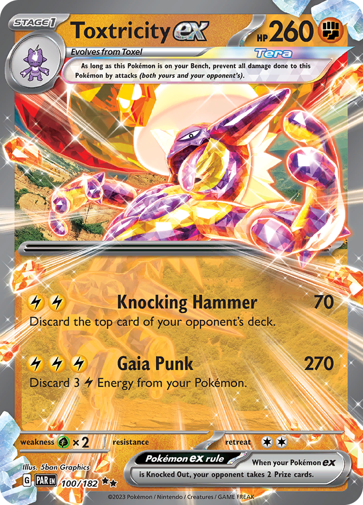 Toxtricity ex (100/182) [Scarlet & Violet: Paradox Rift] | Good Games Morley
