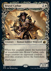 Brutal Cathar // Moonrage Brute (Showcase Equinox) [Innistrad: Midnight Hunt] | Good Games Morley