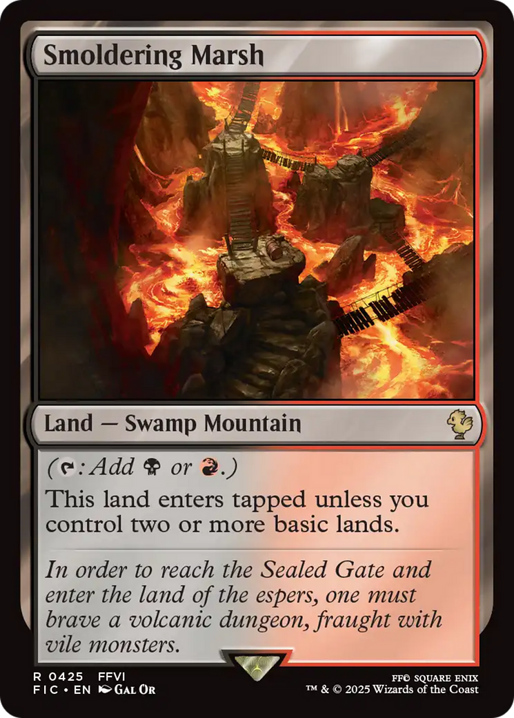 Smoldering Marsh [FINAL FANTASY Commander] | Good Games Morley