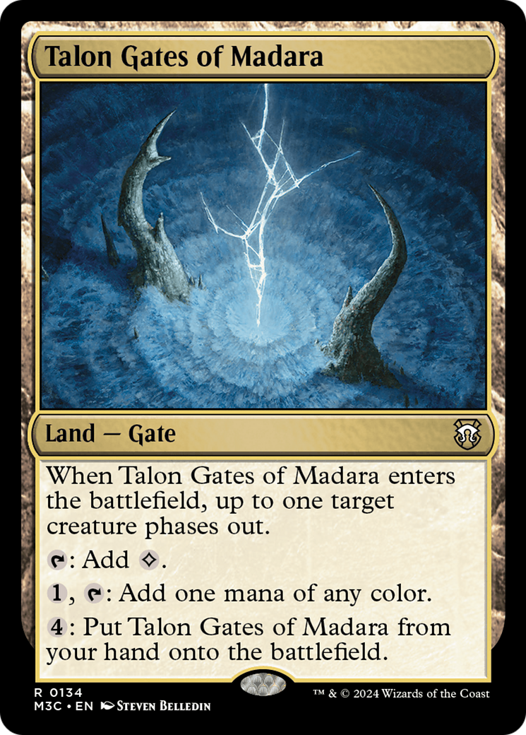 Talon Gates of Madara (Extended Art) (Ripple Foil) [Modern Horizons 3 Commander] | Good Games Morley