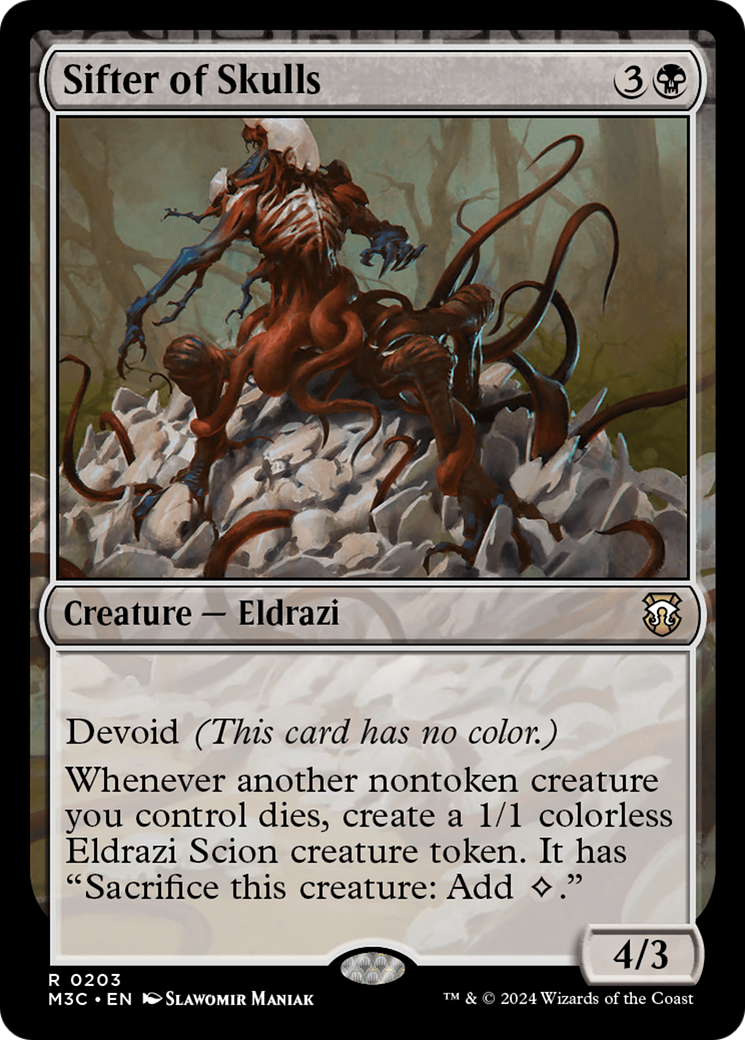 Sifter of Skulls (Ripple Foil) [Modern Horizons 3 Commander] | Good Games Morley