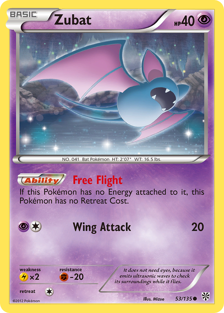 Zubat (53/135) [Black & White: Plasma Storm] | Good Games Morley