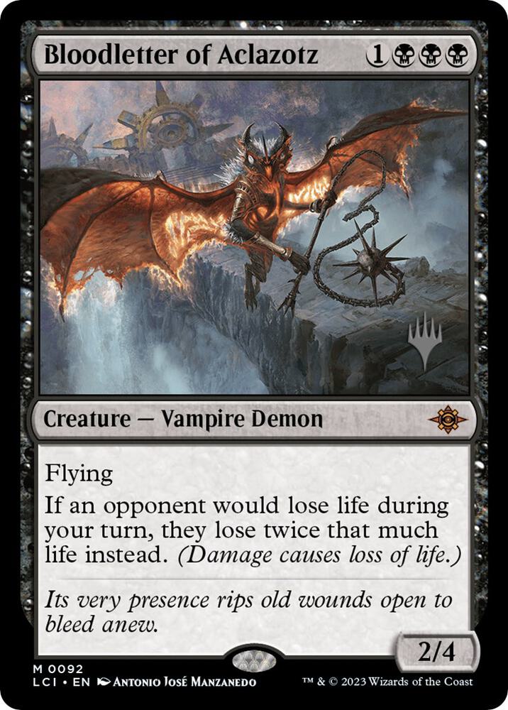 Bloodletter of Aclazotz 92p/138 (Promo Pack: The Lost Caverns of Ixalan)  | Good Games Morley