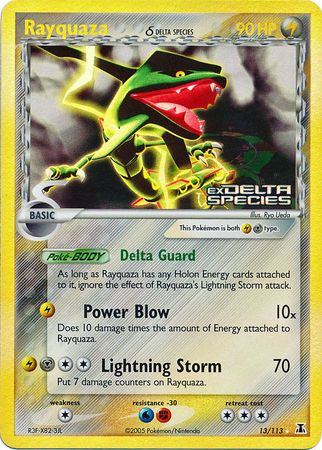 Rayquaza (13/113) (Delta Species) (Stamped) [EX: Delta Species] | Good Games Morley
