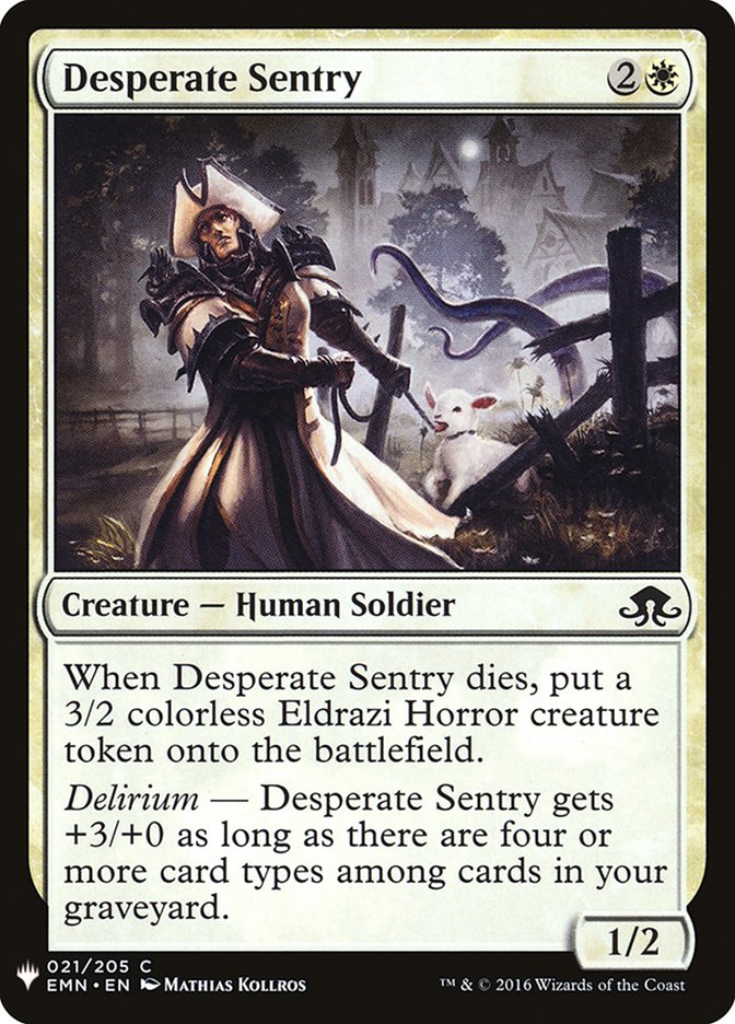Desperate Sentry [Mystery Booster] | Good Games Morley