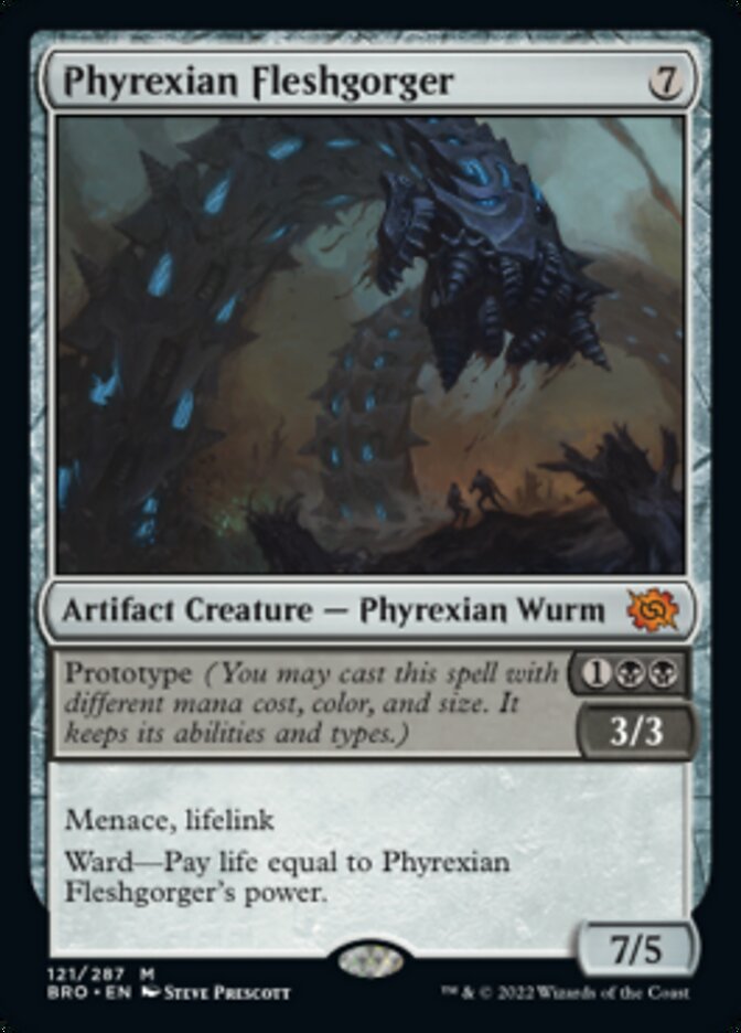 Phyrexian Fleshgorger (Promo Pack) [The Brothers' War Promos] | Good Games Morley