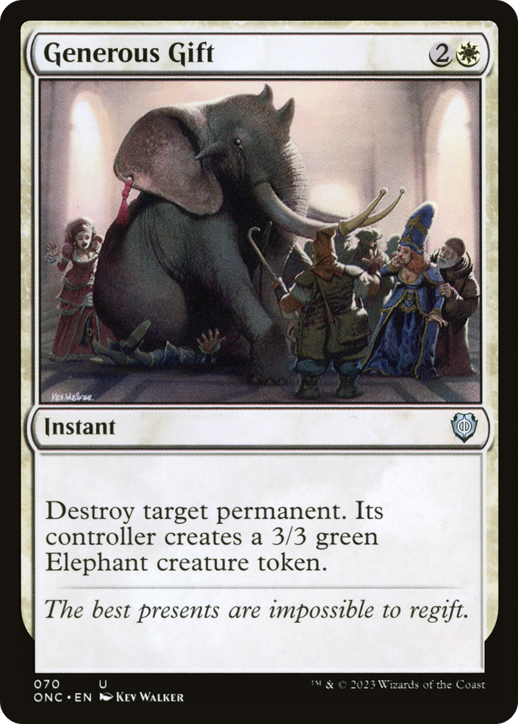 Generous Gift [Phyrexia: All Will Be One Commander] | Good Games Morley