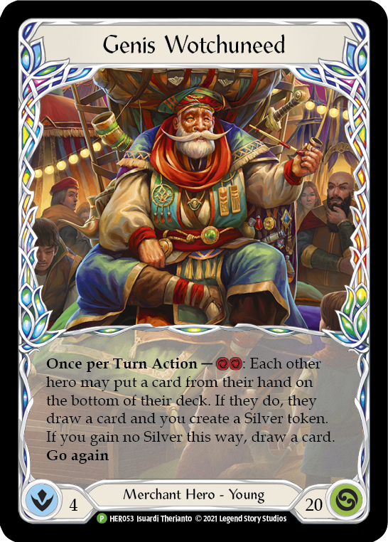 Genis Wotchuneed [HER053] (Promo)  Cold Foil | Good Games Morley