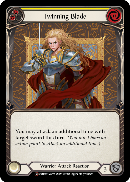 Twinning Blade [U-CRU082] (Crucible of War Unlimited)  Unlimited Normal | Good Games Morley