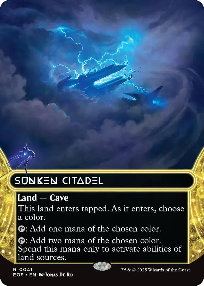 Sunken Citadel  41/45 (Edge of Eternities: Stellar Sights)  - Borderless Foil | Good Games Morley