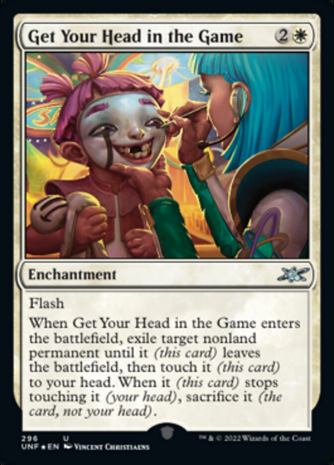 Get Your Head in the Game (Galaxy Foil) [Unfinity] | Good Games Morley