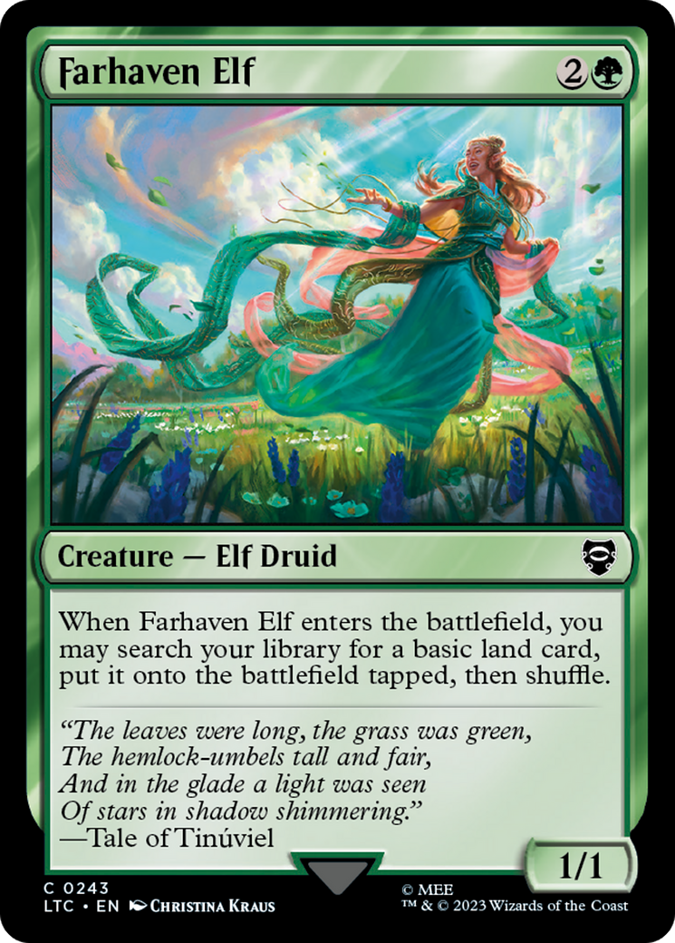 Farhaven Elf [The Lord of the Rings: Tales of Middle-Earth Commander] | Good Games Morley