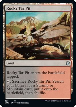 Rocky Tar Pit 228/50 (Commander: Dominaria United)  | Good Games Morley